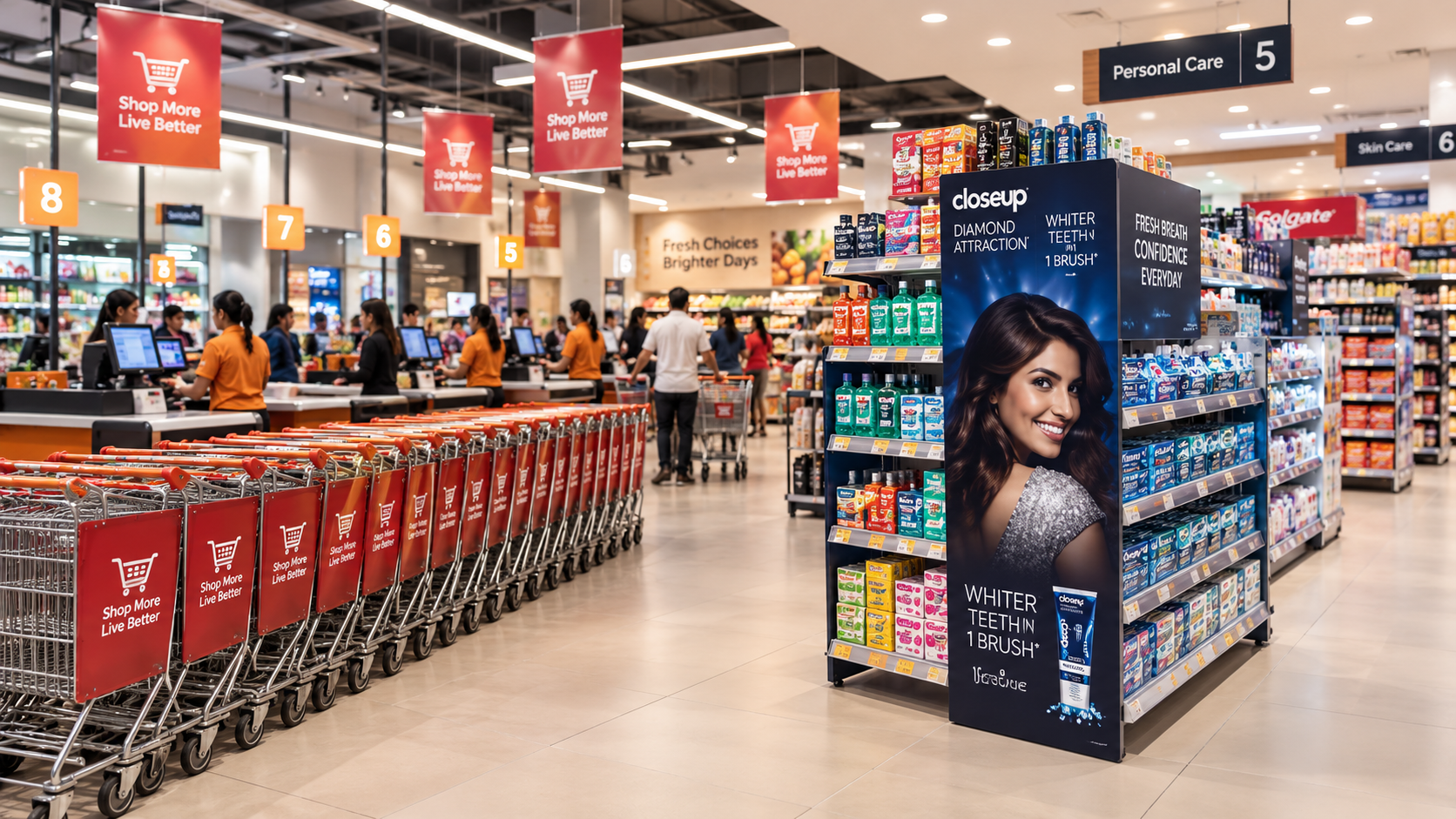 Retail branding installation by R3M Events